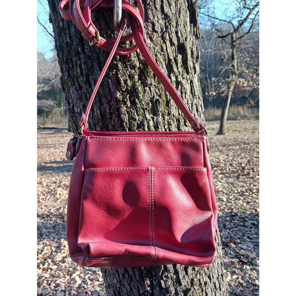 Relic Red Leather Crossbody Bag - Picture 3 of 5
